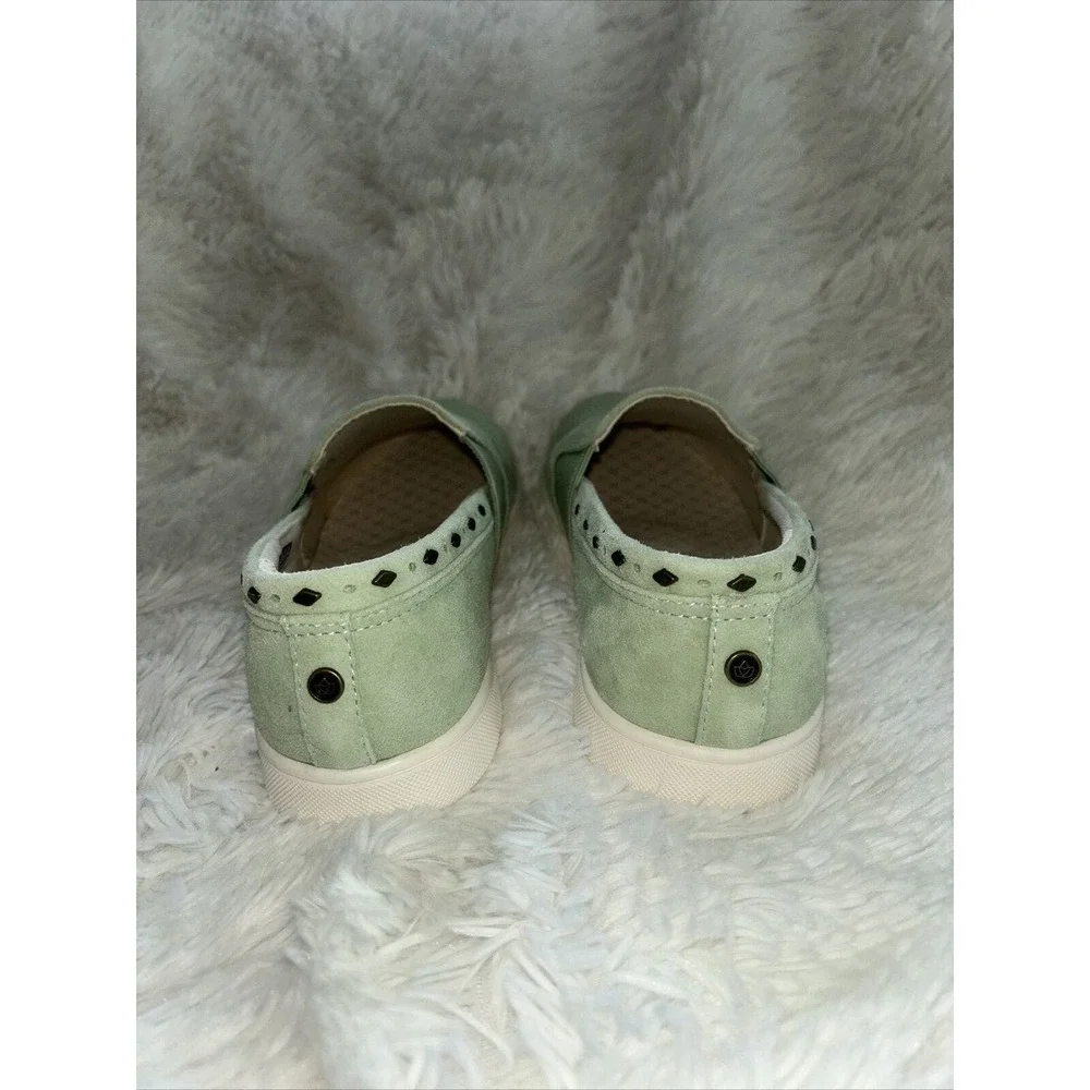 NWOB Spenco Suede Slip On Flat Shoes Size 7.5B - Picture 4 of 10